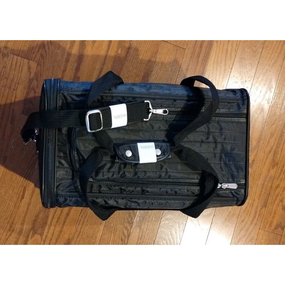 Sherpa Original Deluxe Travel Pet Carrier, Dog Cat Airline Approved Black, Large
